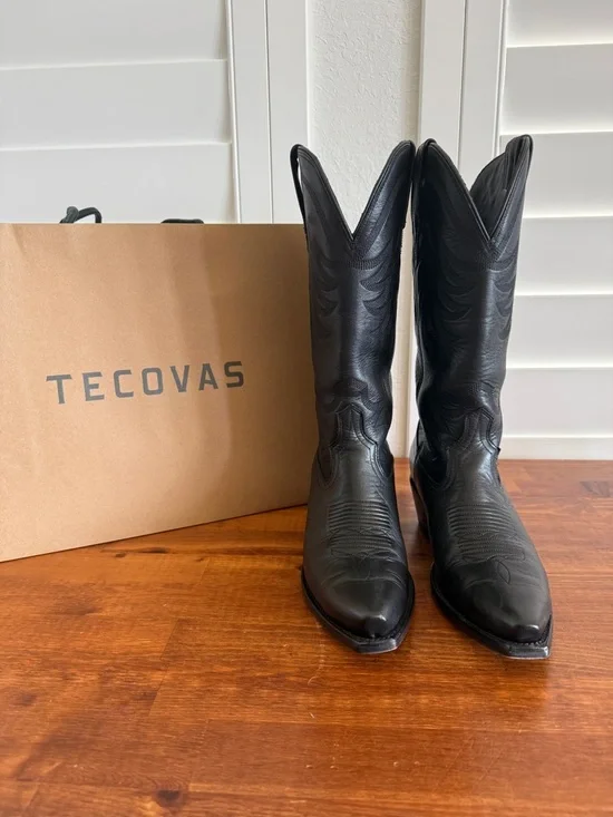 Tecovas Annie Black Women's Cowgirl Boots - Picture 2 of 9